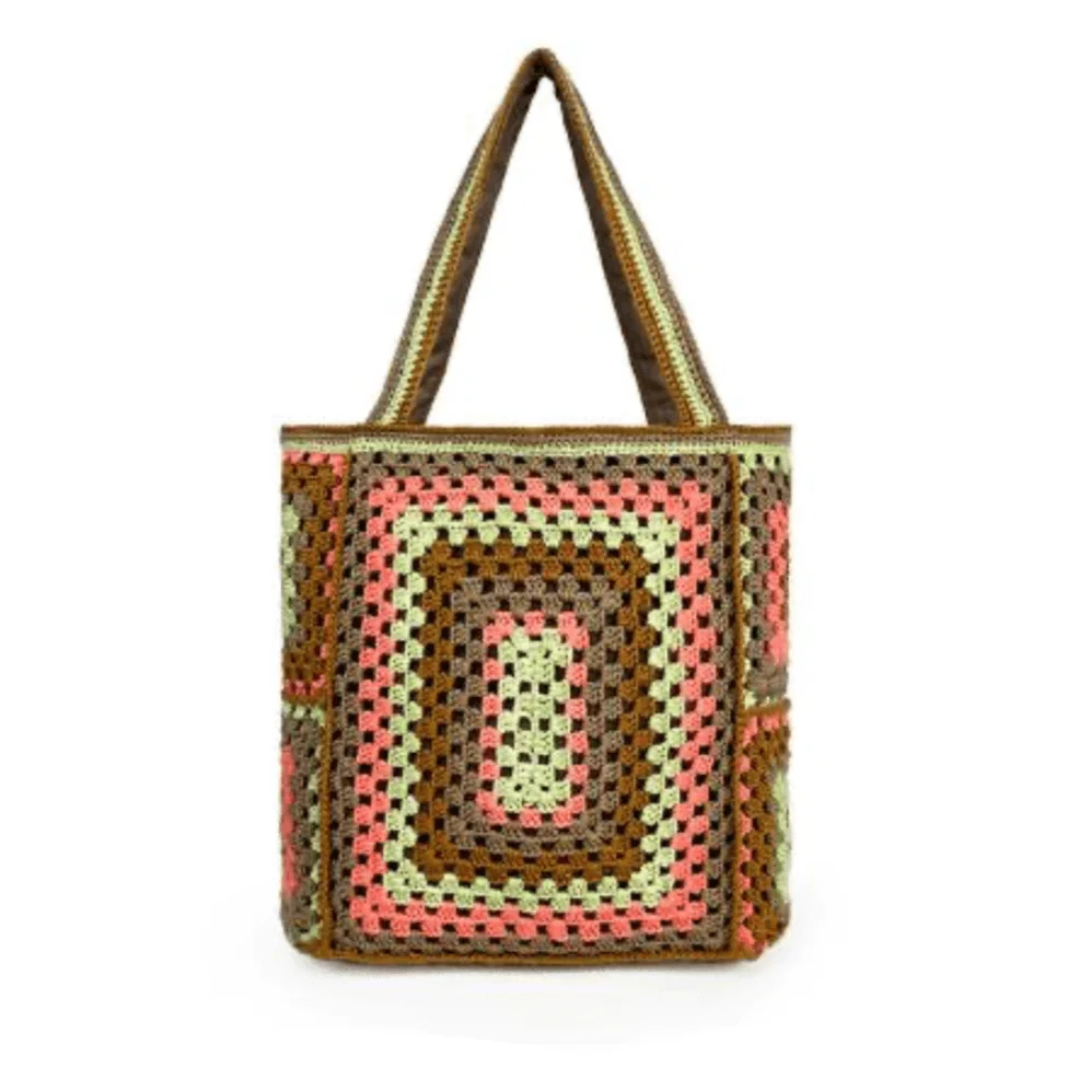 Bohemian Crochet Knit Totes - 16 Colors - Glova