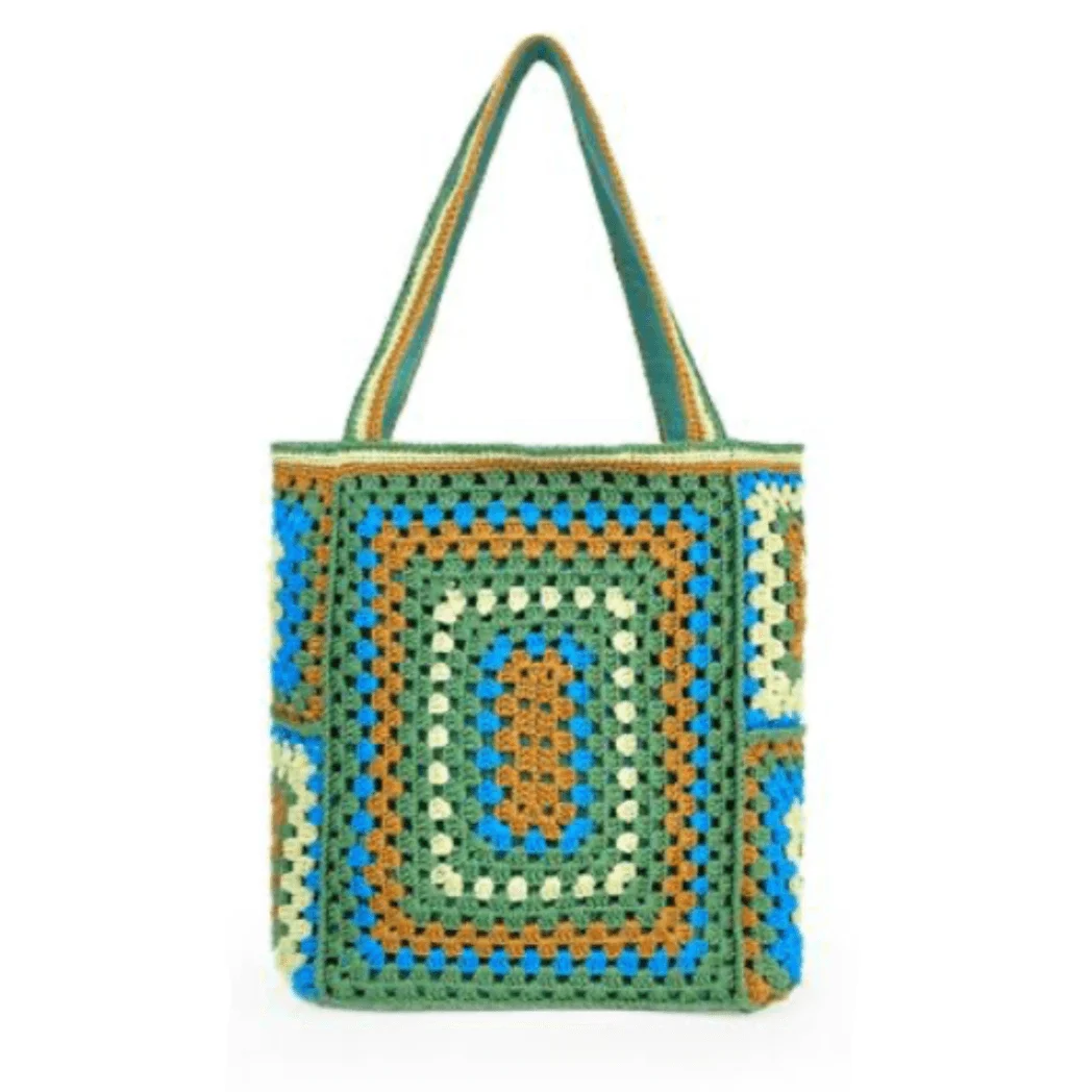 Bohemian Crochet Knit Totes - 16 Colors - Glova