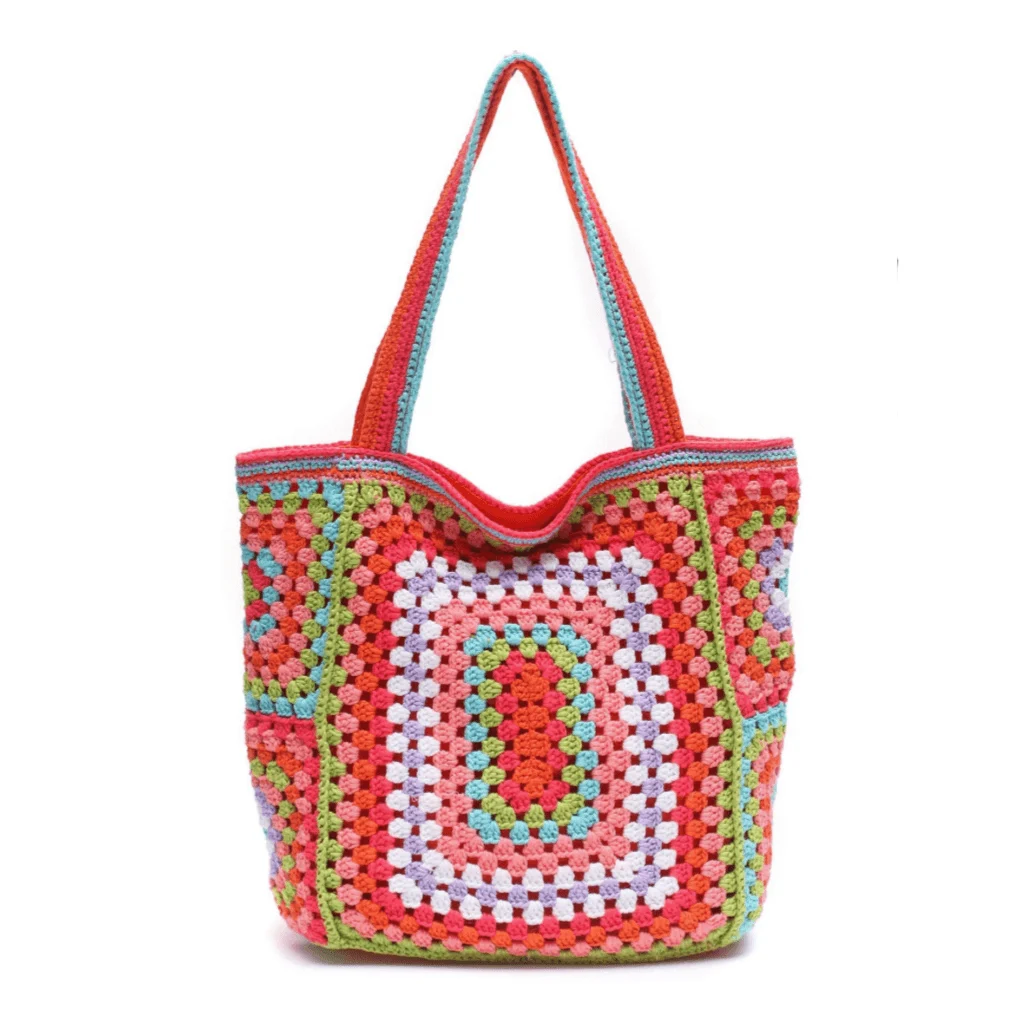 Bohemian Crochet Knit Totes - 16 Colors - Glova