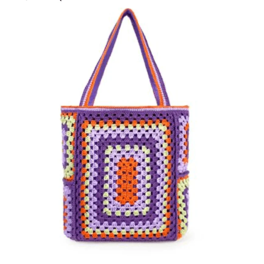 Bohemian Crochet Knit Totes - 16 Colors - Glova