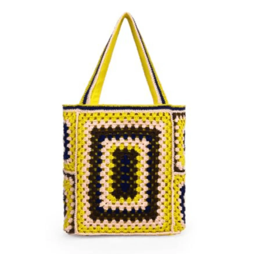 Bohemian Crochet Knit Totes - 16 Colors - Glova