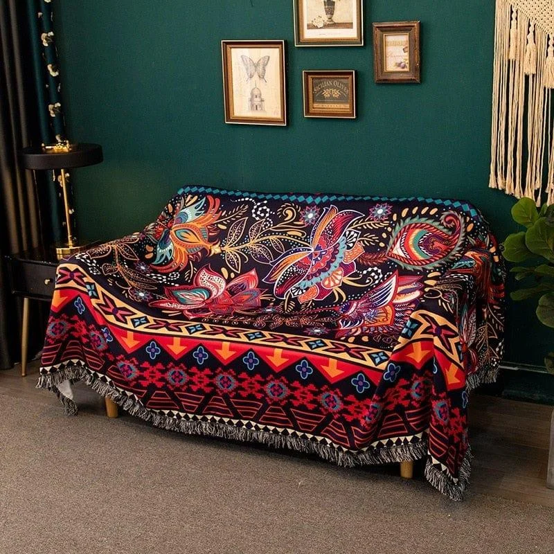 Bohemian Design Throw Blanket - Glova