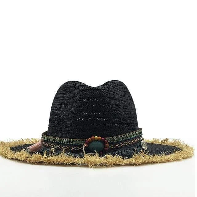 Bohemian Panama Straw Hat - Glova