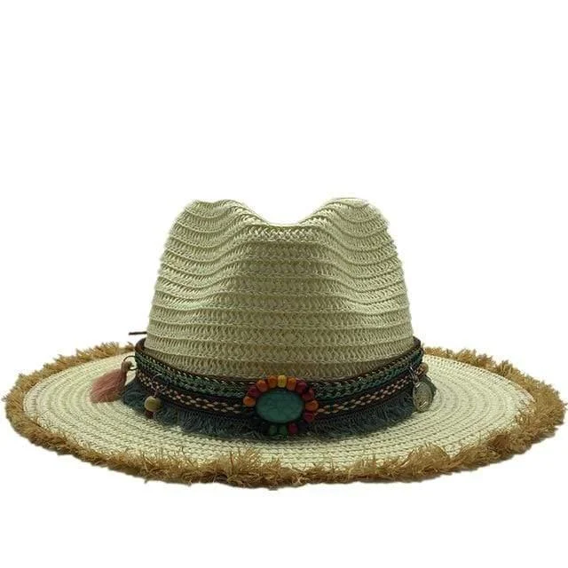 Bohemian Panama Straw Hat - Glova