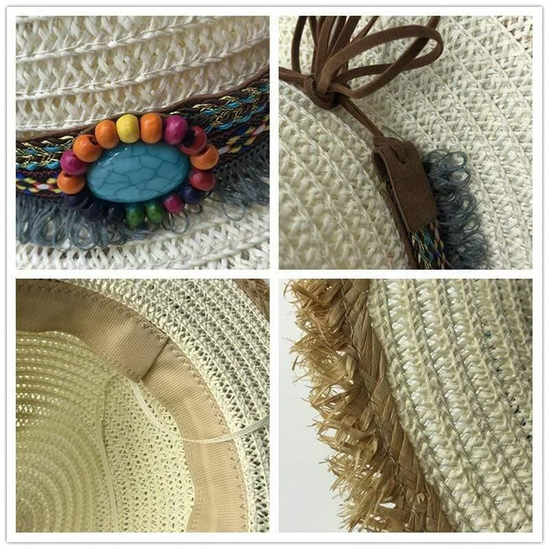 Bohemian Panama Straw Hat - Glova