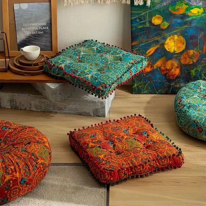 Bohemian Print Floor Cushion - Glova