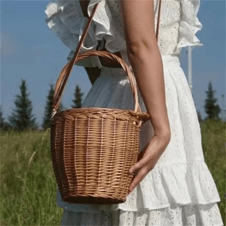 Bohemian Wicker Basket Bags - 3 Styles - Glova