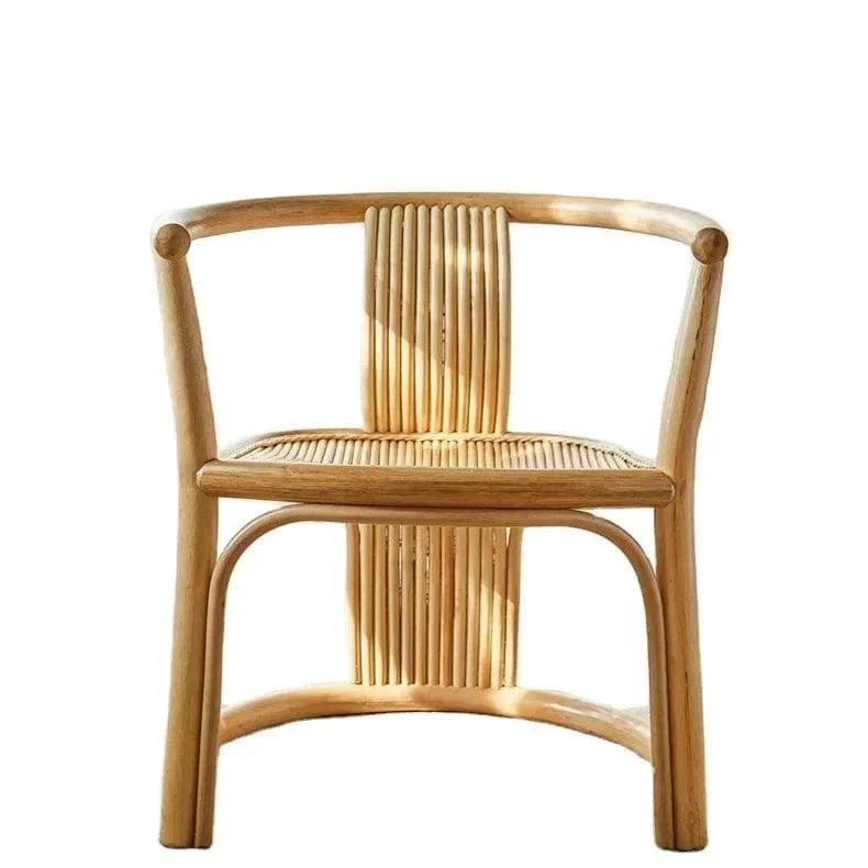 Boho Bamboo Cane Rattan Chair - Glova