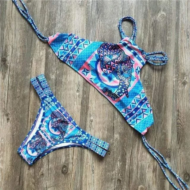 Boho Elephant Bikini Set - Glova