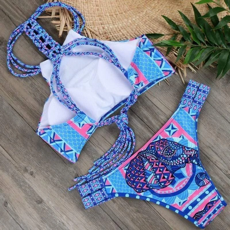 Boho Elephant Bikini Set - Glova