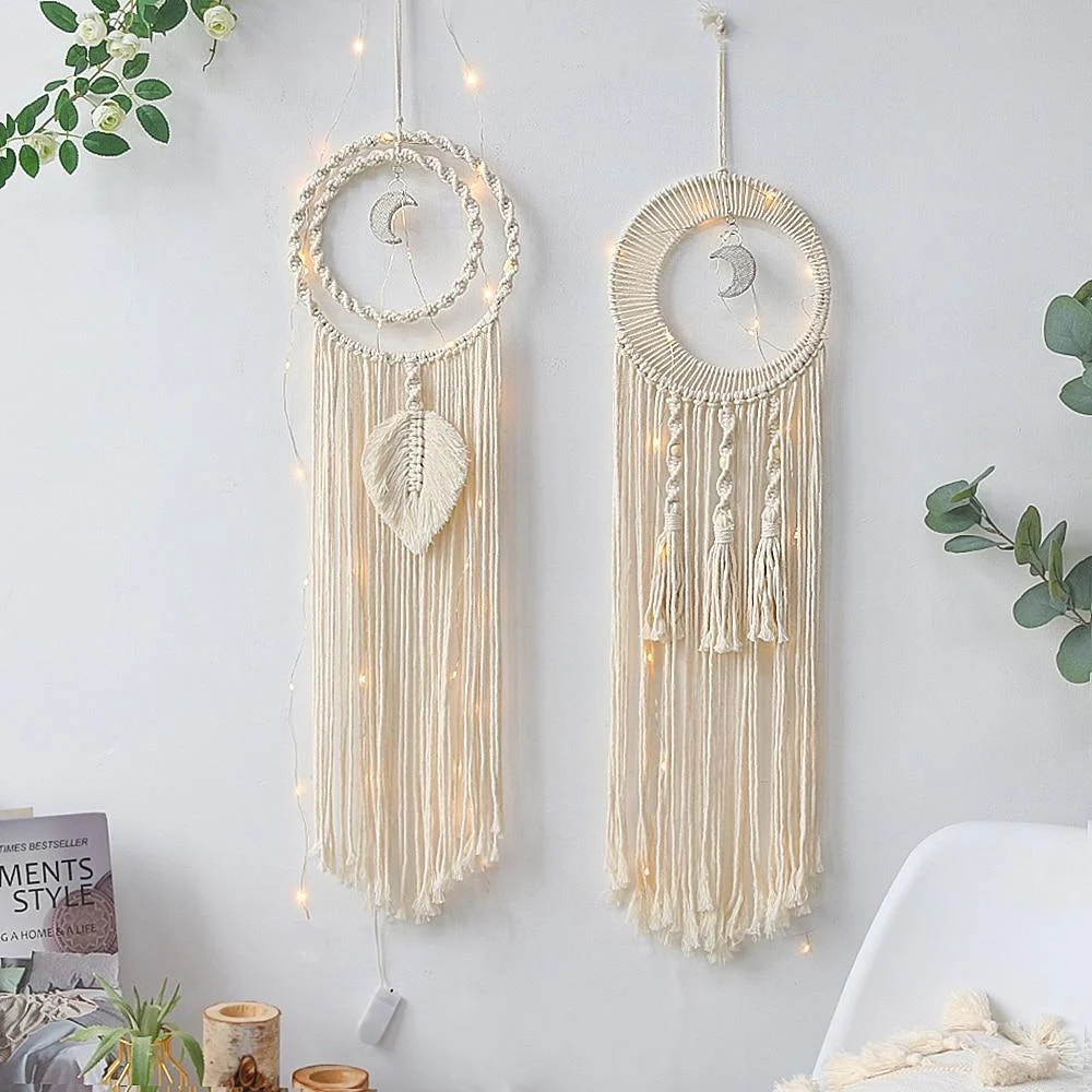 Boho Handmade Dream Catcher Wall Hanging - Glova