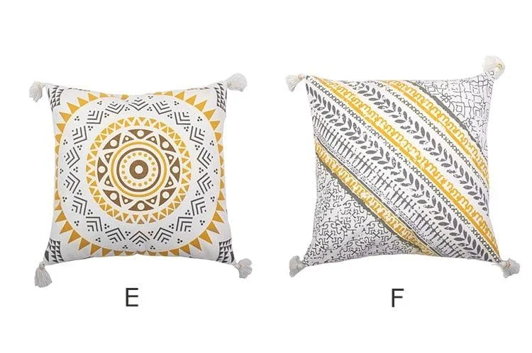 Boho Pattern Print Cushion Covers - Glova