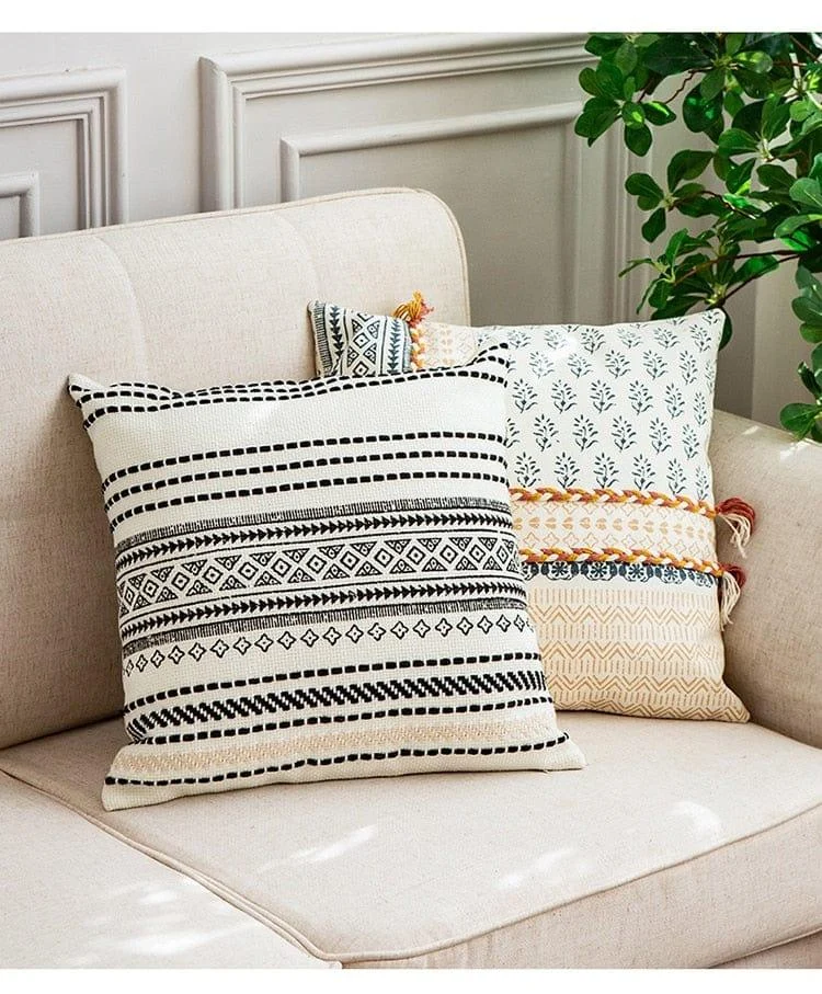 Boho Pattern Print Cushion Covers - Glova