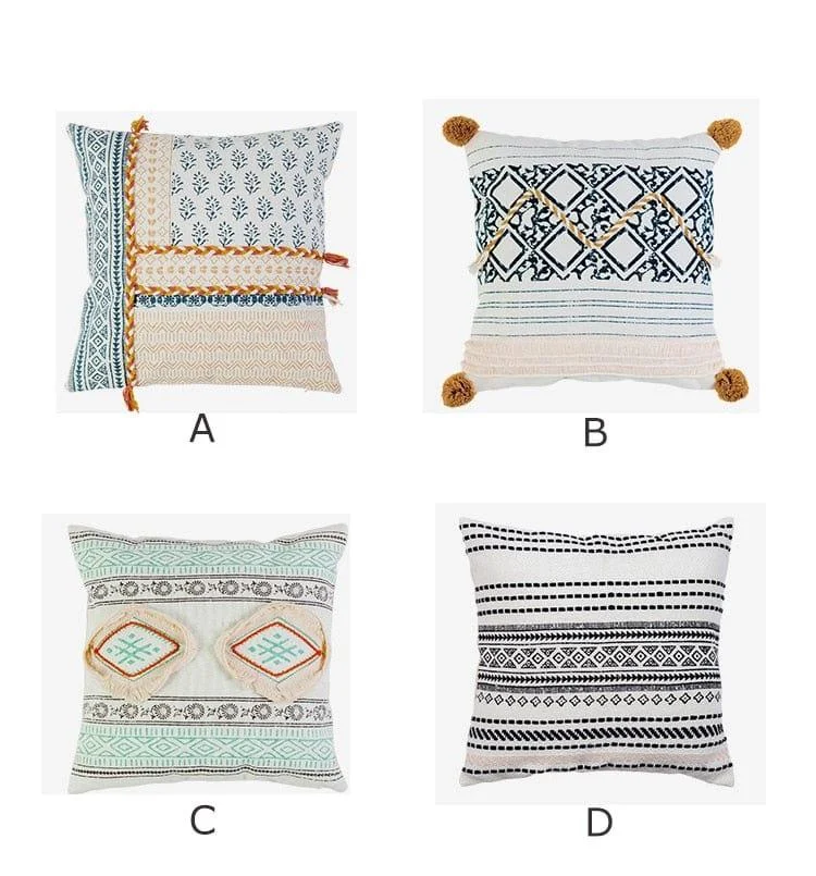 Boho Pattern Print Cushion Covers - Glova