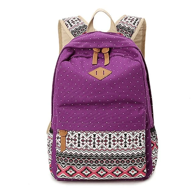 Boho Patterned Backpack - Glova