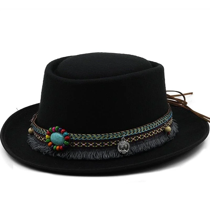 Boho Pork Pie Hat - Glova