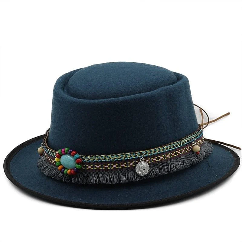 Boho Pork Pie Hat - Glova