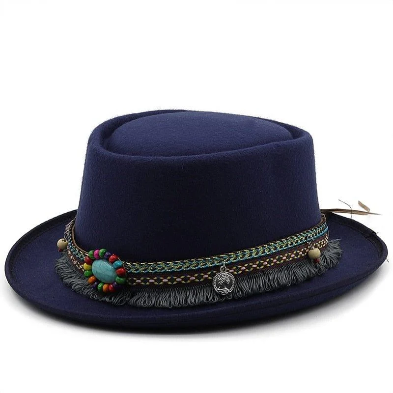 Boho Pork Pie Hat - Glova