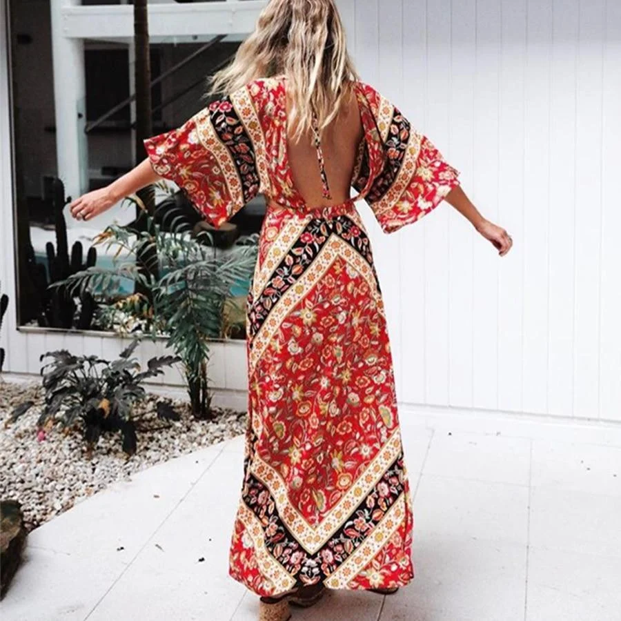 Boho Spirit Maxi Dress - Glova