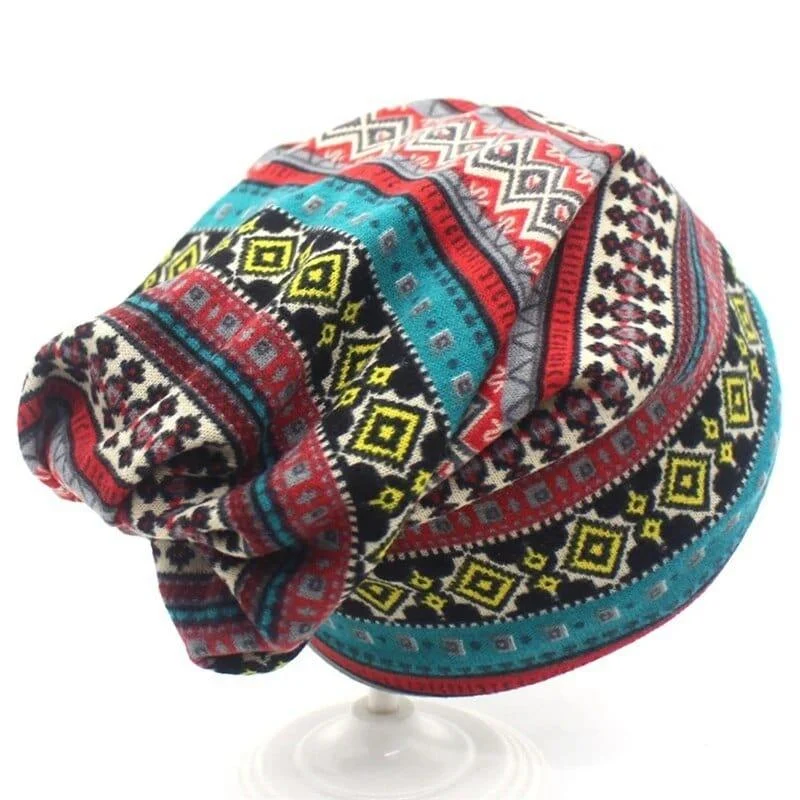 Boho Vintage Beanie Hat - Glova