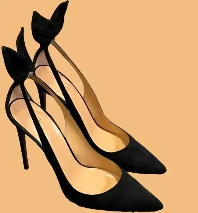 Bows Pointed Toe Women Pumps Shoes - Glova