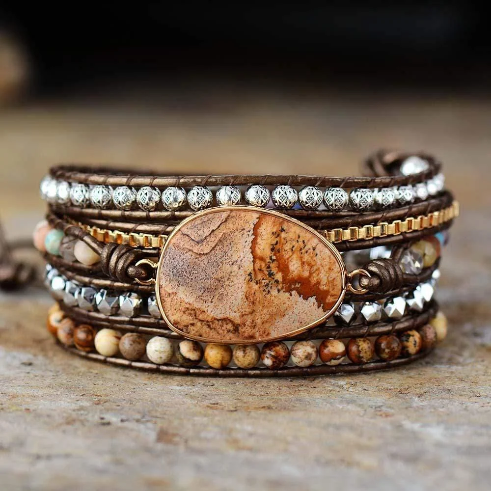 Brown Jasper Bracelet - Glova