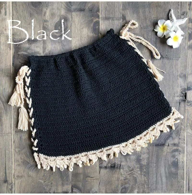 Bruna Crochet Mini Skirt - Glova