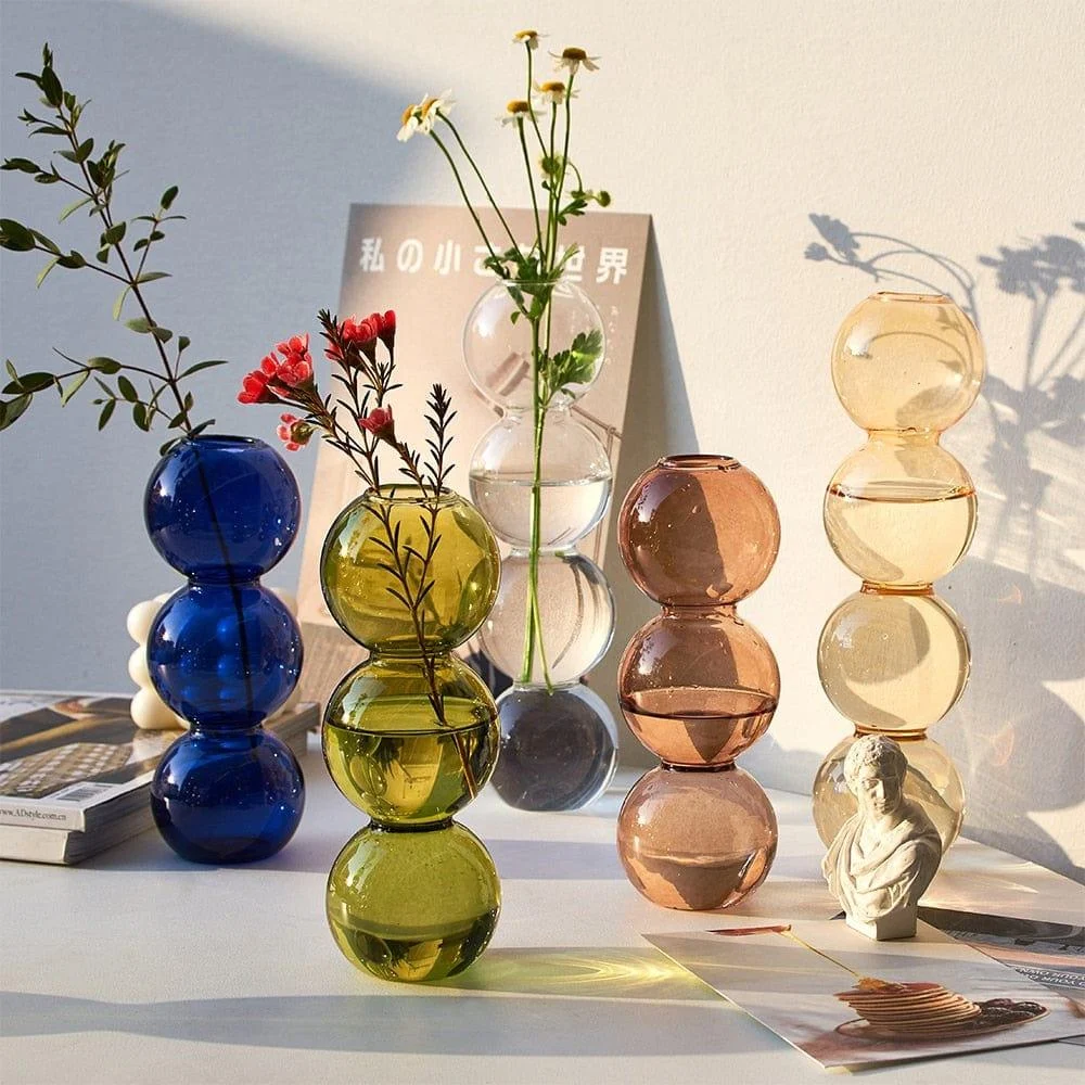 Bubble Glass Vase - Glova