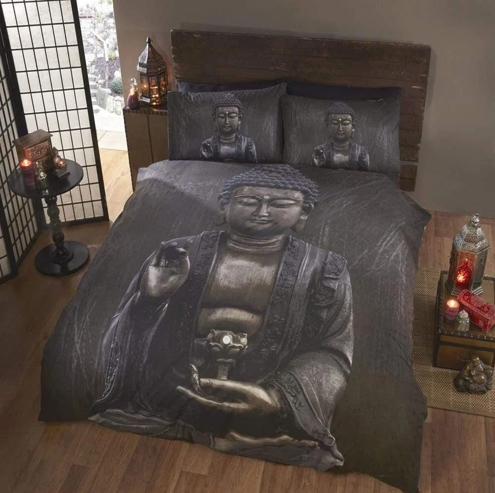 Buddha 3-Piece Bedding Set - Glova