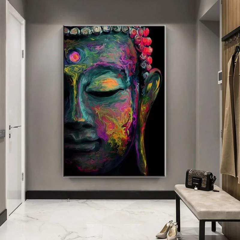 Buddha Face Wall Art - Glova