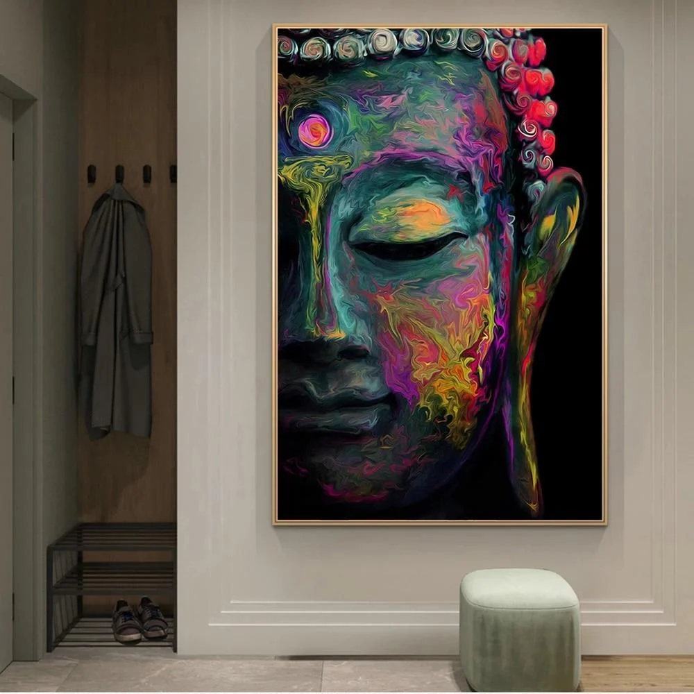 Buddha Face Wall Art - Glova