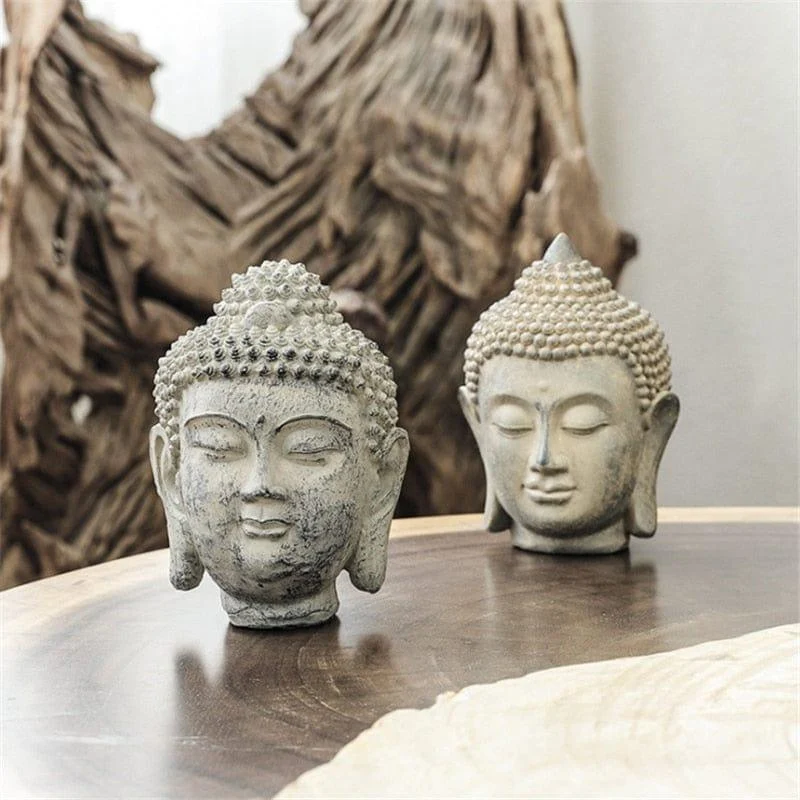 Buddha Head Statue Figurine - Glova