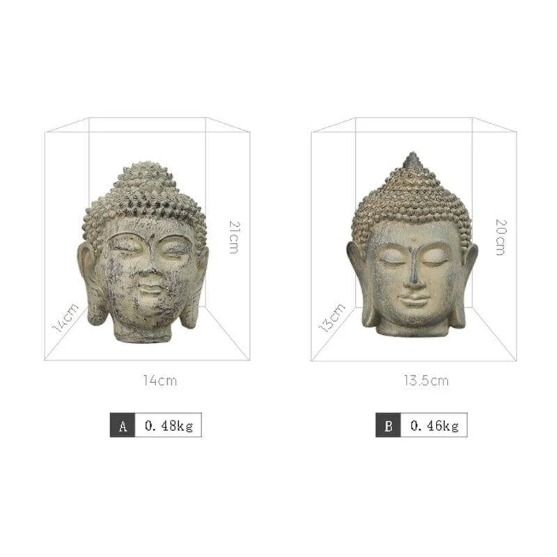 Buddha Head Statue Figurine - Glova