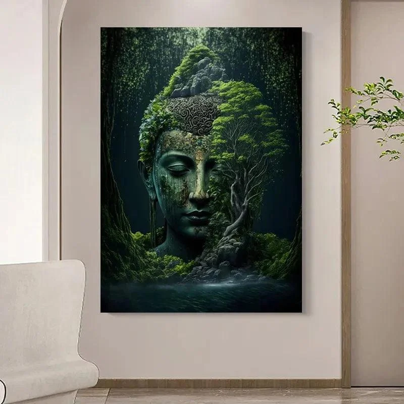 Buddha In Nature Canvas - Glova