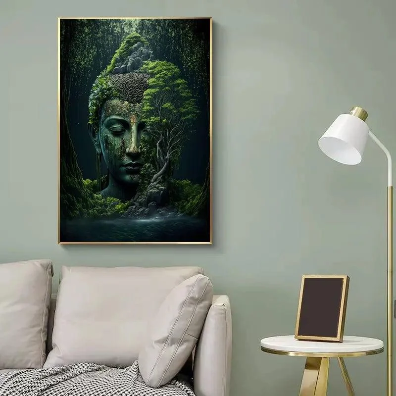 Buddha In Nature Canvas - Glova