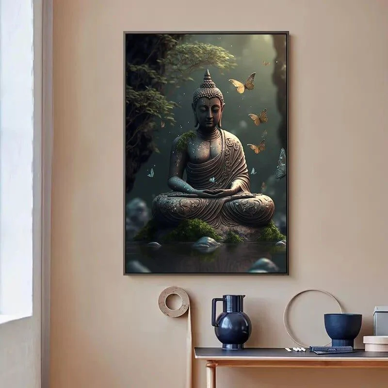 Buddha In Nature Canvas - Glova