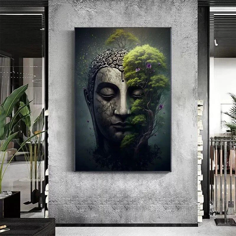 Buddha In Nature Canvas - Glova