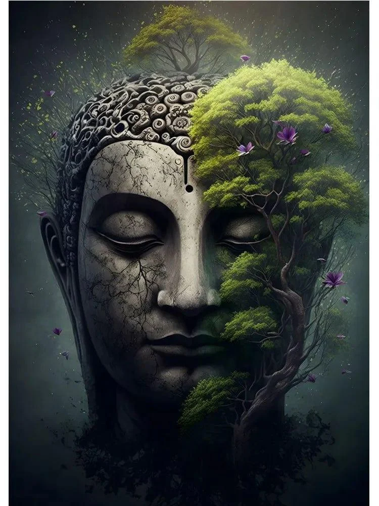 Buddha In Nature Canvas - Glova