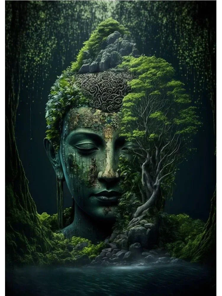 Buddha In Nature Canvas - Glova