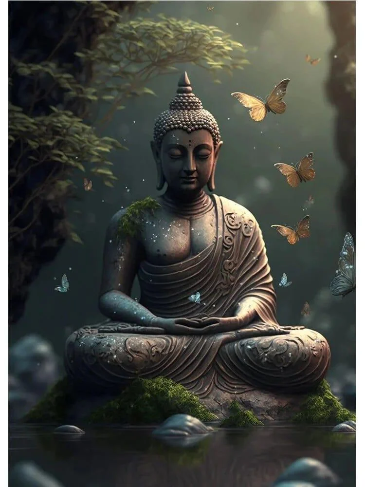 Buddha In Nature Canvas - Glova