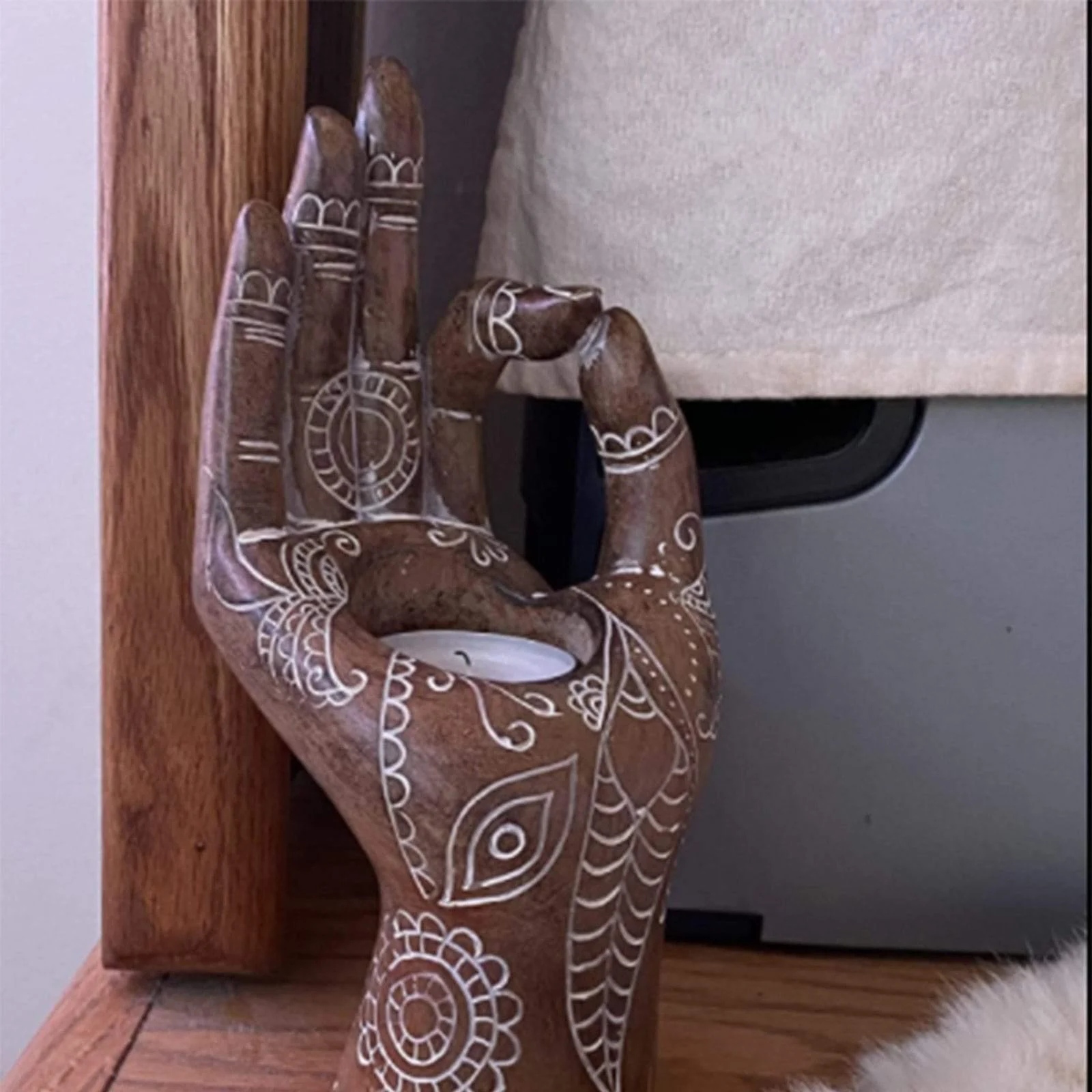 Buddha's Hand Shaped Candle Holder - Glova