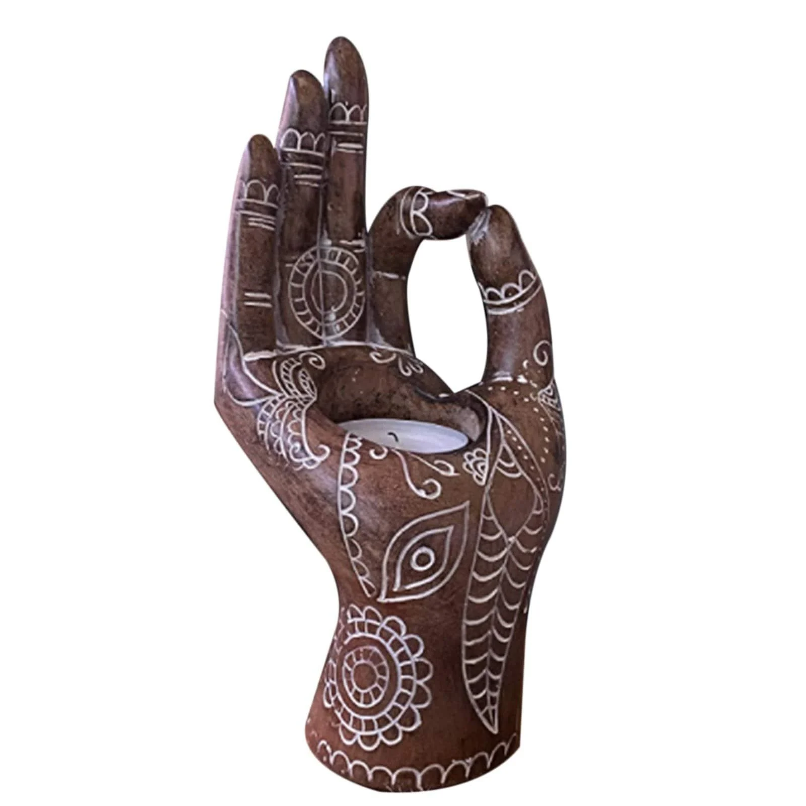 Buddha's Hand Shaped Candle Holder - Glova