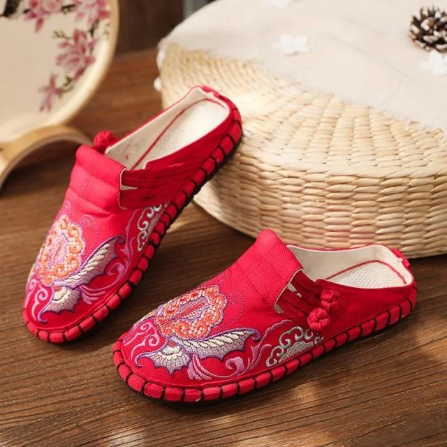 Butterfly Embroidered Espadrilles - Glova