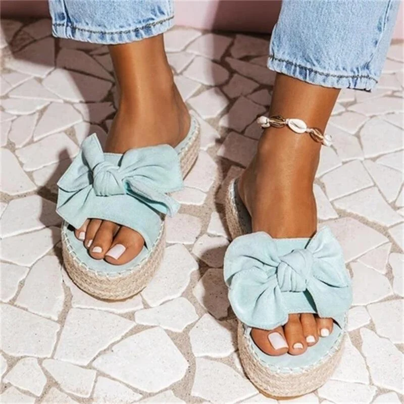 Butterfly-knot Sandals - Glova