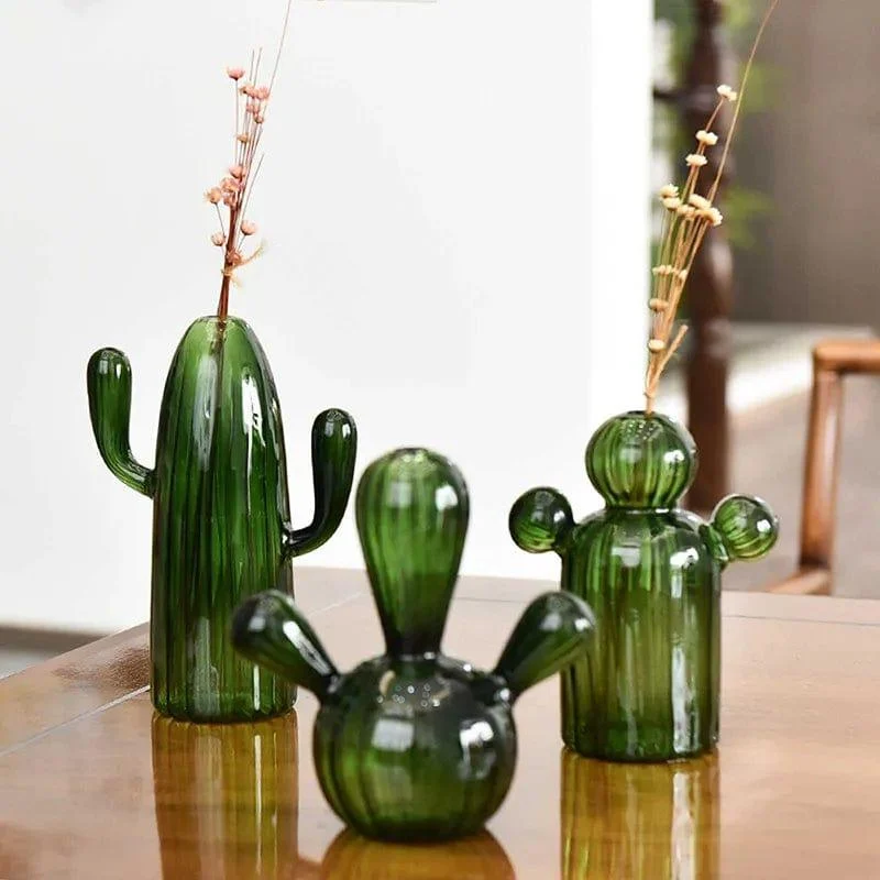 Cactus Glass Vase - Glova