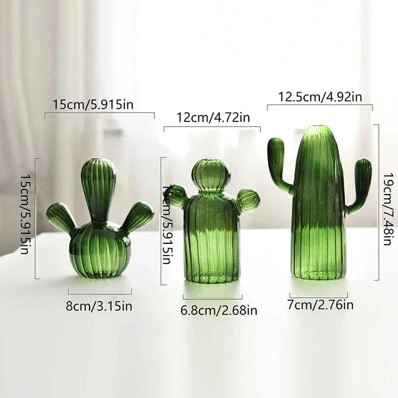 Cactus Glass Vase - Glova