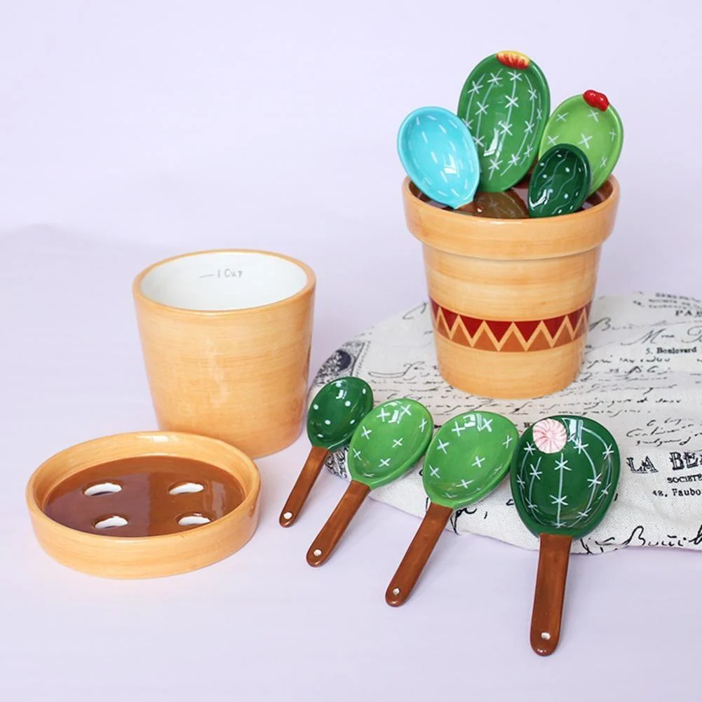 Cactus Measuring Spoon Set - Glova