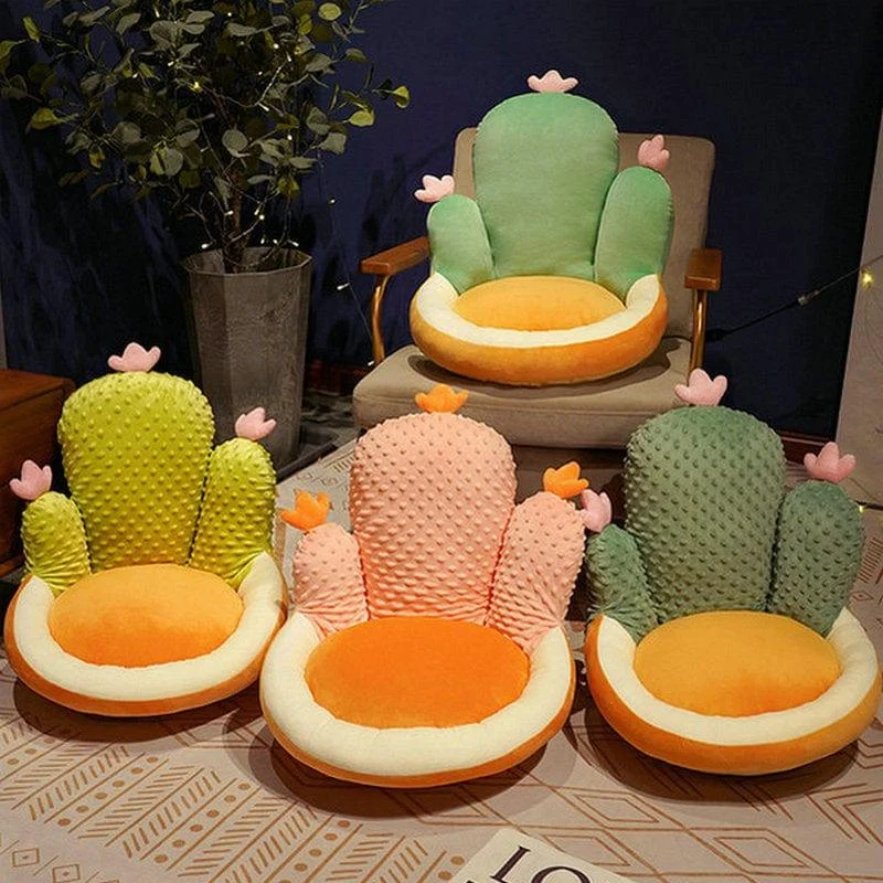 Cactus Shaped Chair Cushion - Glova