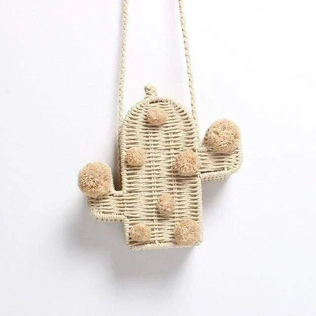 Cactus Straw Summer Bag - Glova