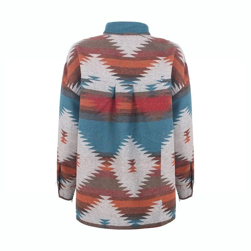 Calantha Aztec Print Jacket - Glova